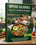 Mega pack Imperio Saludable: 250 recetas saludables + bonos